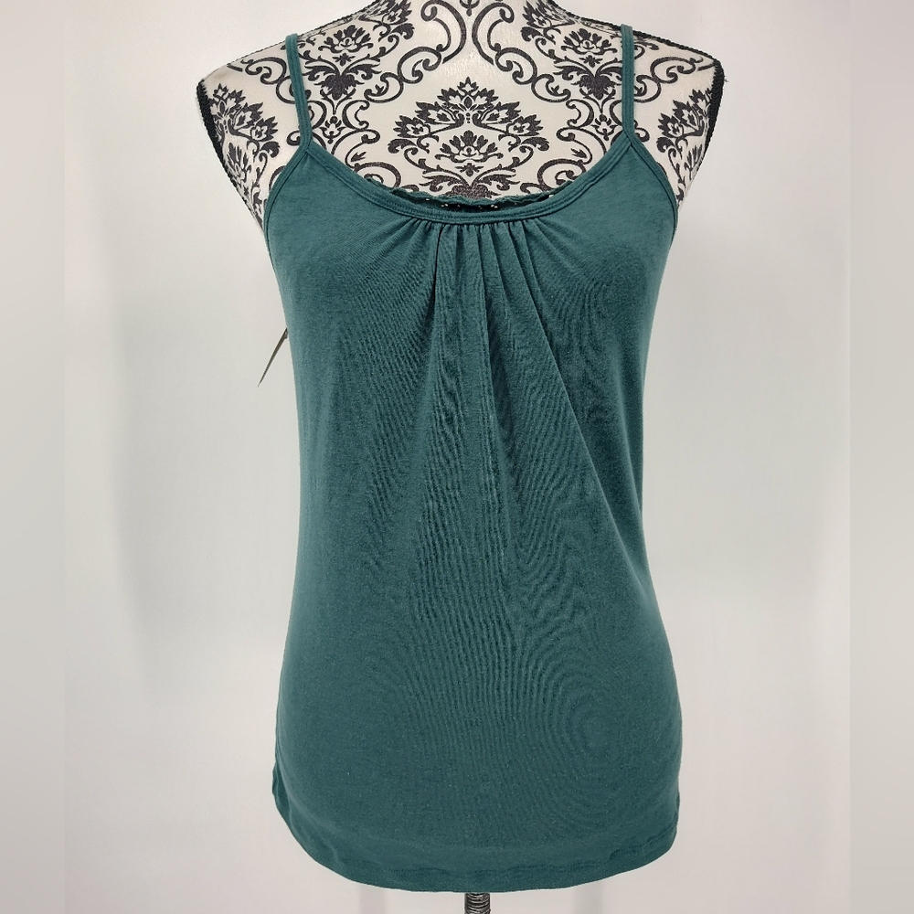 MKM Designs Deep Teal Green Camisole Top Size Women's Medium